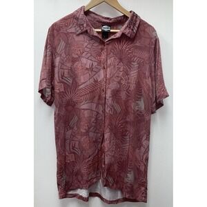 Her Universe‎ Jurassic World Pink Ellie Foliage Tropical Lightweight Shirt- XL